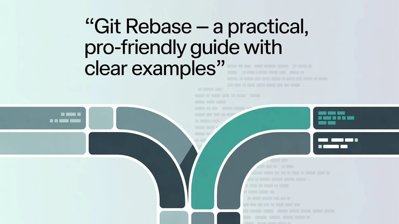 Git Rebase — A Practical, Pro-Friendly Guide With Clear Examples